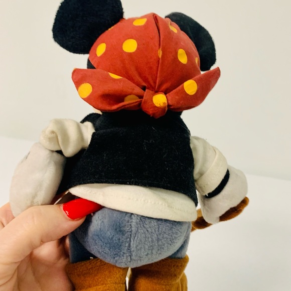 Authentic Disney Minnie and Mickey Mouse 2 dolls. Plus Minnie headband.Adorable. - Picture 3 of 8